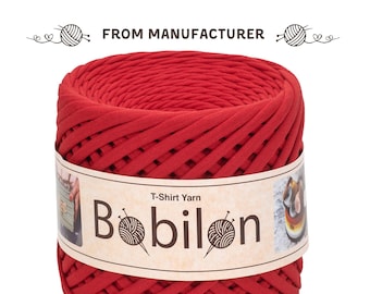 Cotton t shirt yarn for crochet bag, backpack, blanket, basket, necklace, carpet, chunky yarn, stretchy fabric yarn, trapillo ribbon yarn