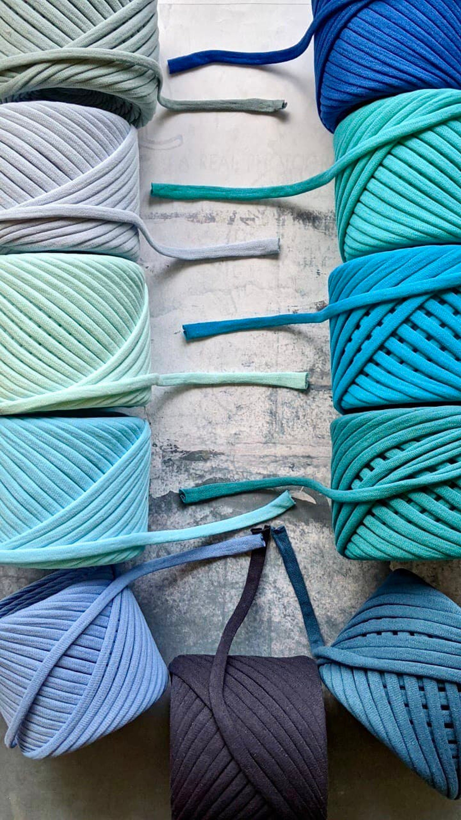 TShirt Yarn For Macrame Crochet And Knit Projects Jersey Etsy