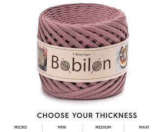 Chunky T Shirt Yarn 100m for Crochet Bags and Baskets, Lilac