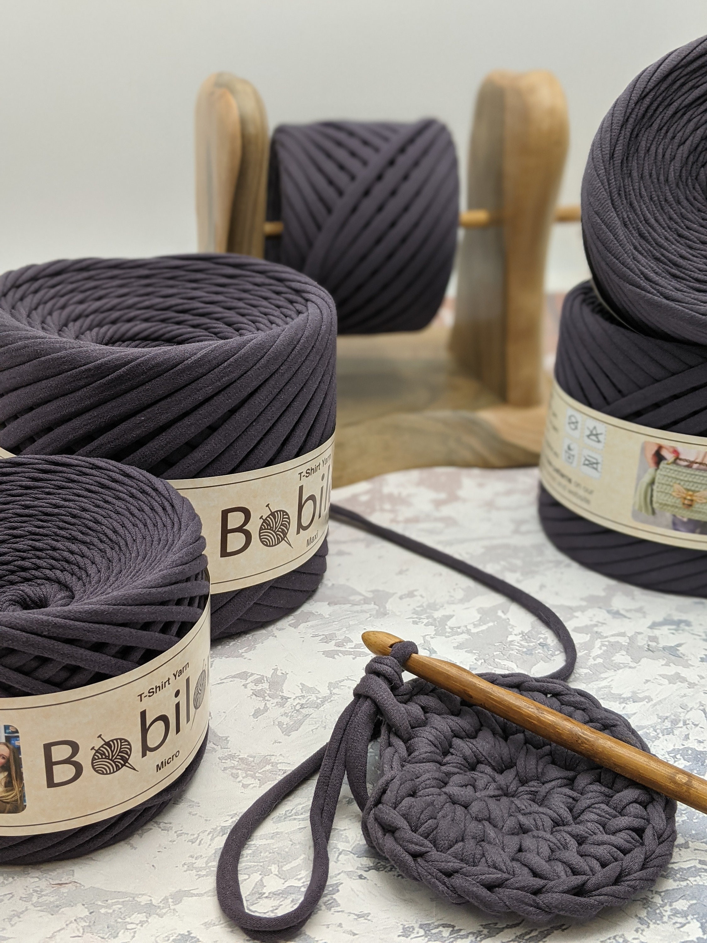 Jersey Yarn For Crocheting & Knitting Fettuccini Fabric Etsy