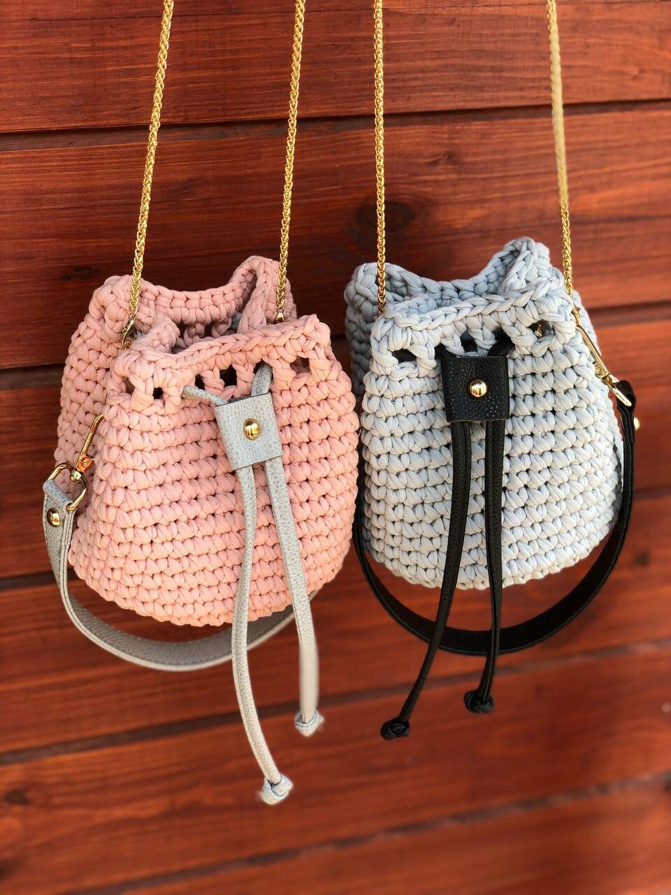 DIY Crochet Bag Kit With T-Shirt Yarn Craft Kit With Yarn For | Etsy