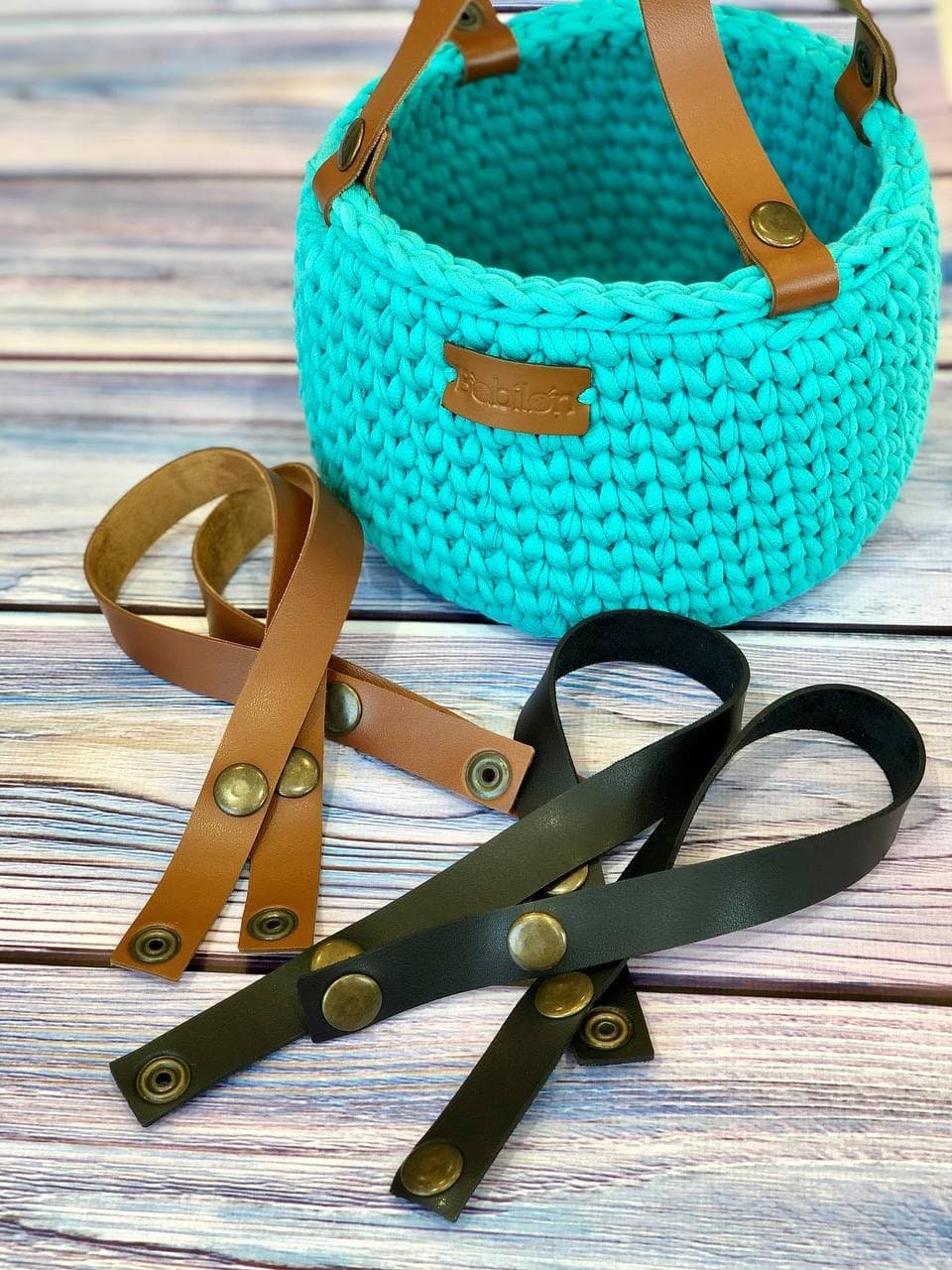 Crochet Basket With Handles PDF Digital Pattern Learn How To Etsy