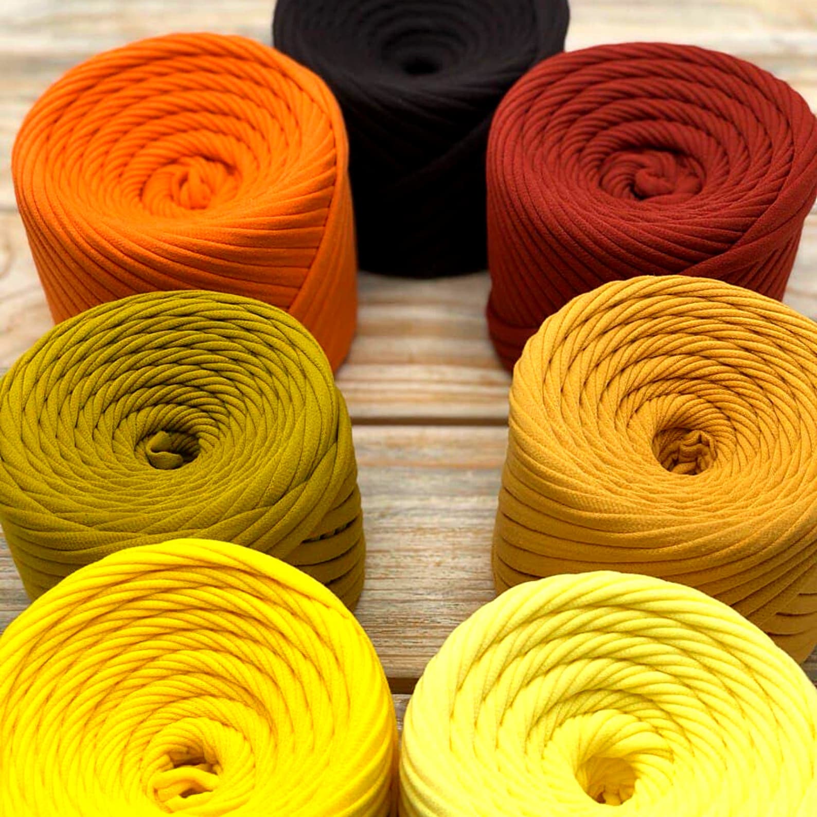 Jersey Yarn For Crocheting And Knitting TShirt Basket Yarn Etsy