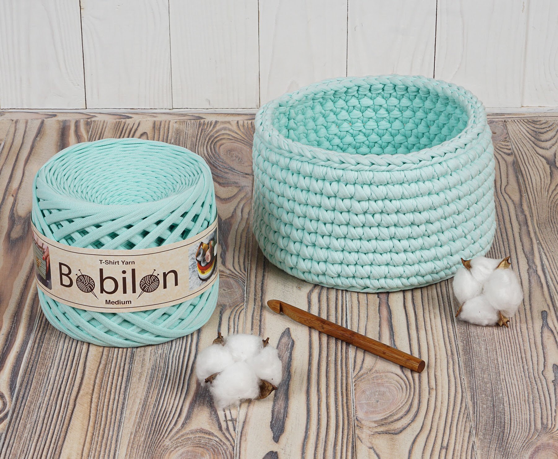 Crochet Basket Kit Crochet Kit For Beginners TShirt Yarn Etsy