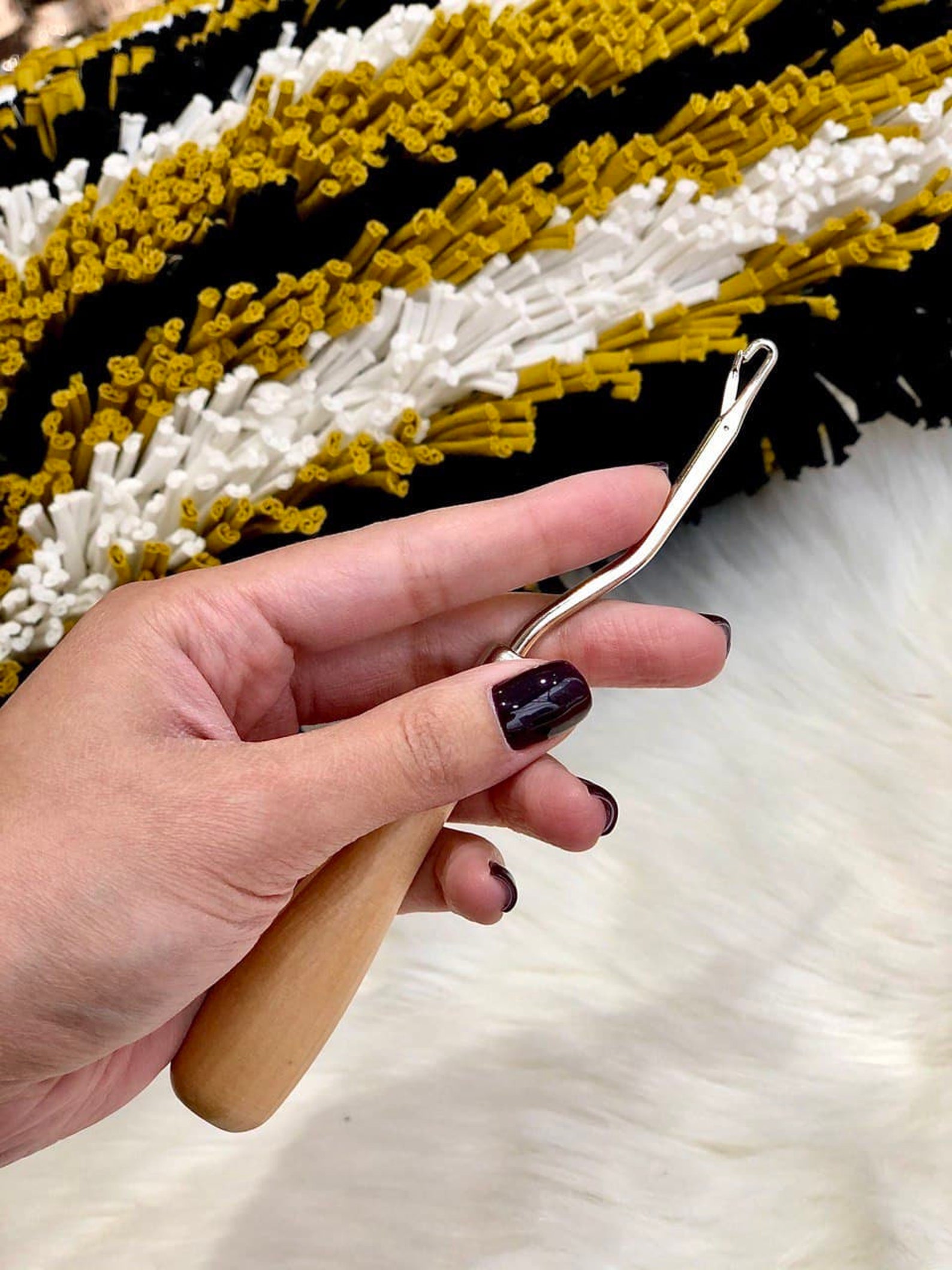 Latch Hook For Rug Weaving Latch Hook For Shaggy Pillowcases Etsy