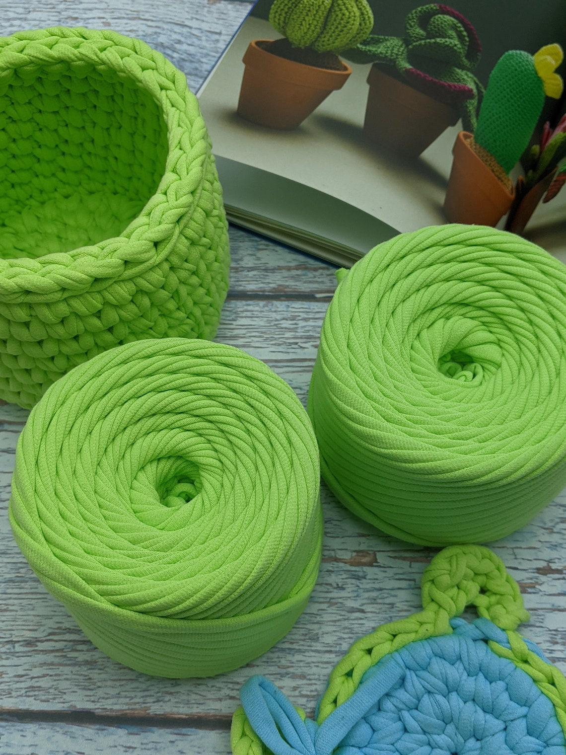 Jersey Cotton Yarn For Crochet Knit Macrame Projects T Etsy