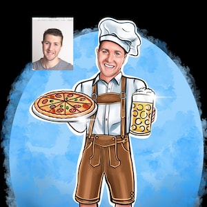 Cartoon logo for your business, Custom logo, Caricature