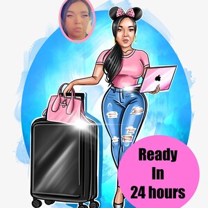 Cartoon logo, Logo for your business, Caricature, Portrait