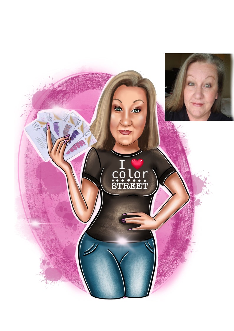 Cartoon Logo nail Artist Logo Design Nail Technician Logo | Etsy