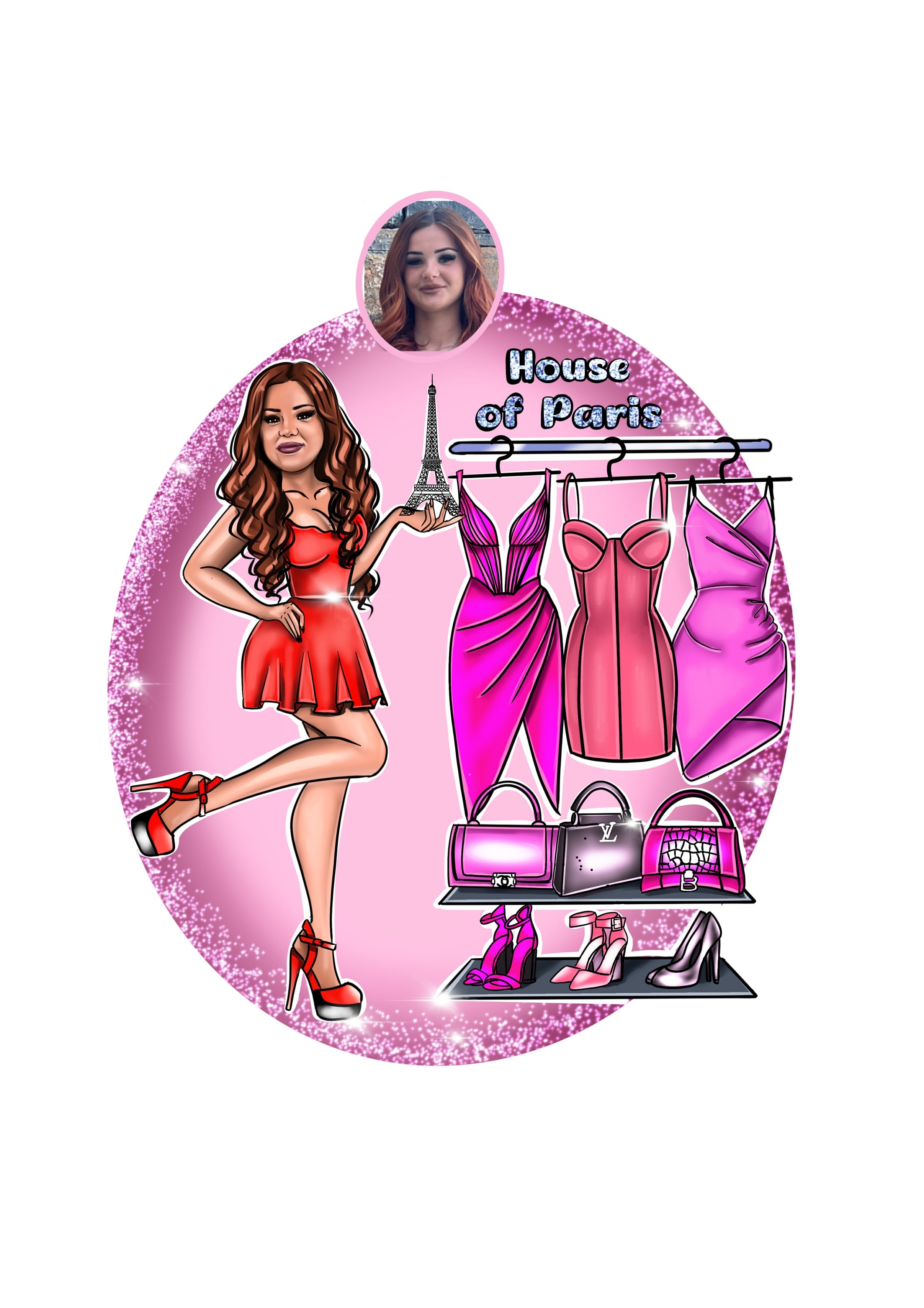 Boutique cartoon logo México