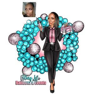 Party logo, Cartoon logo, Custom logo , Cartoon logo for your business