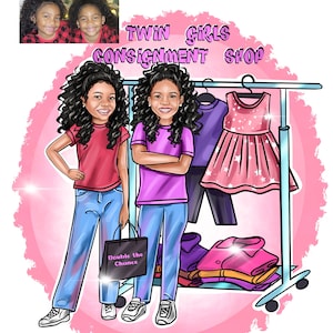 Cartoon logo for your business, Children logo, Logo boutique