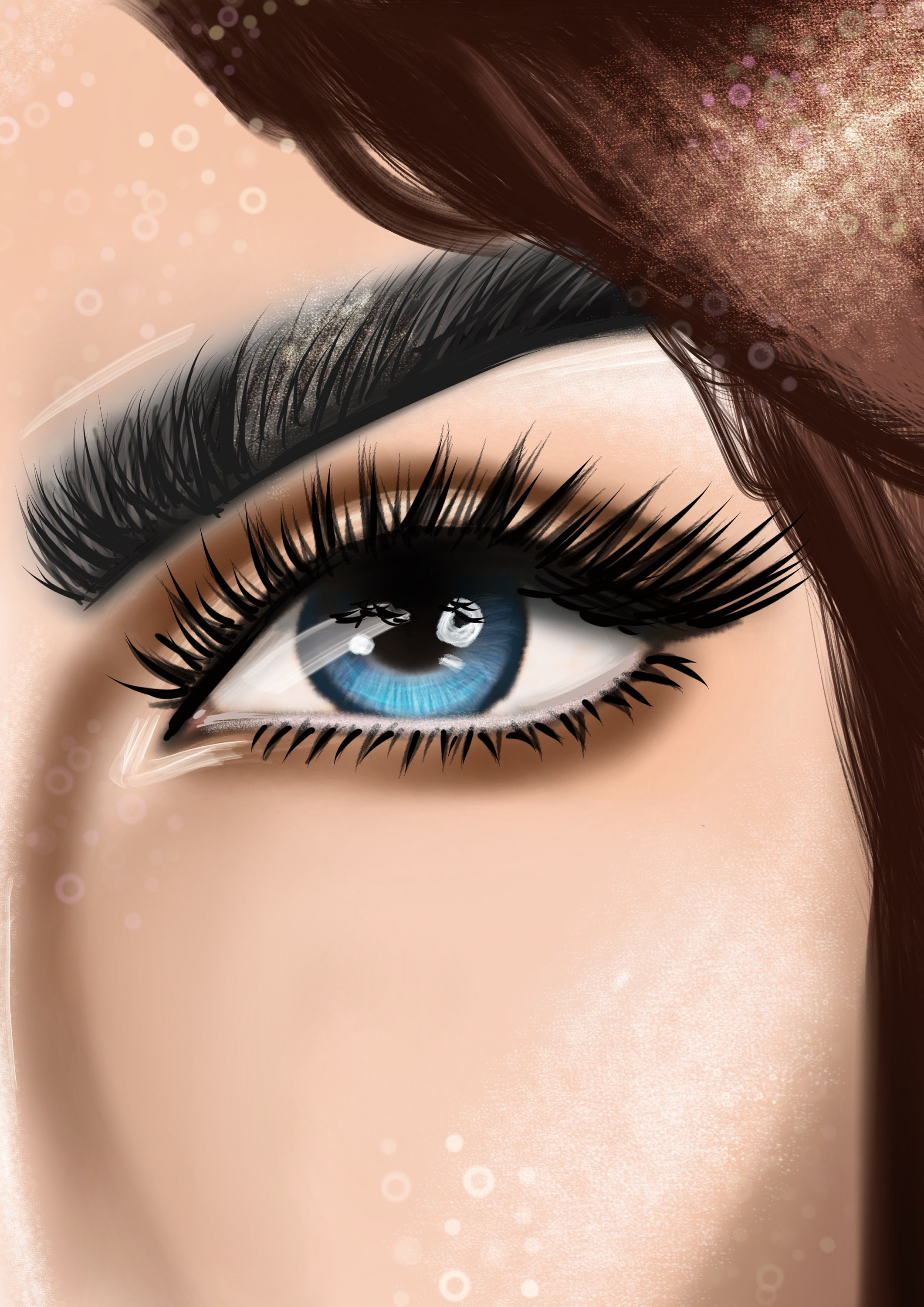 30 Procreate Realistic Eye Stamp. Procreate Brushes Procreate Etsy