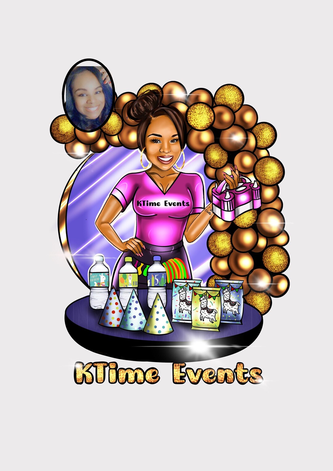 Party Decoration Logo,event Planner Logo,party Logo Design,wedding