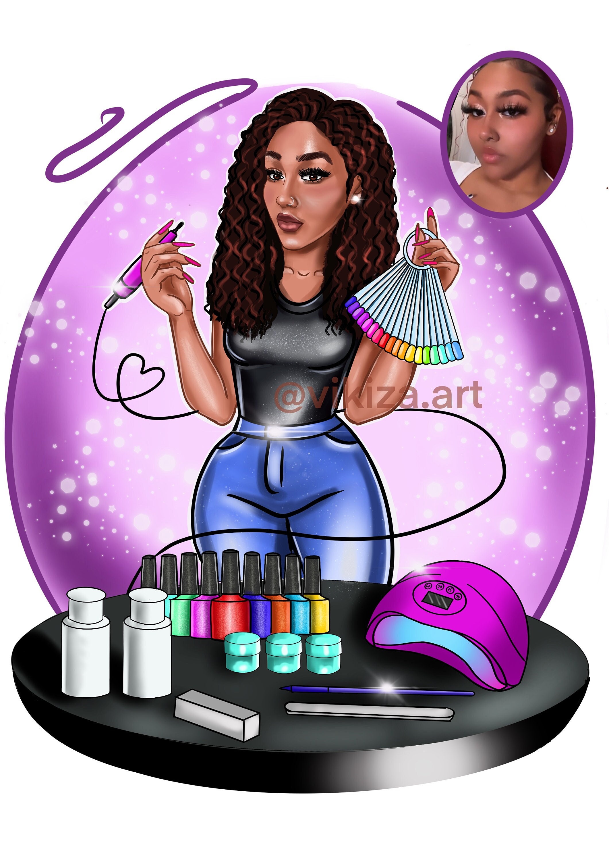 cartoon-logo-nail-artist-logo-design-nail-technician-logo-etsy-uk