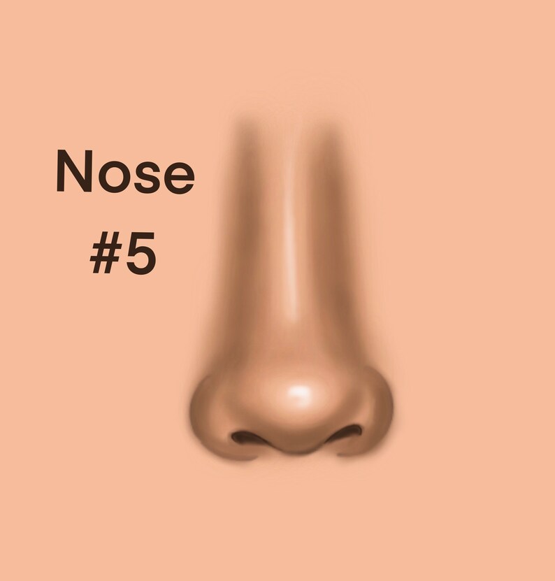 Procreate Nose Brushes. Procreate Stamps. Etsy