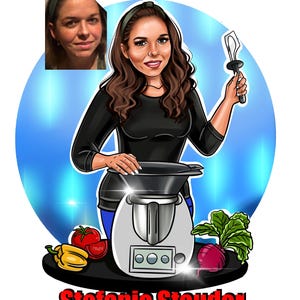 Custom Cartoon Logo: Business Avatar, Caricature Portrait (Digital File)