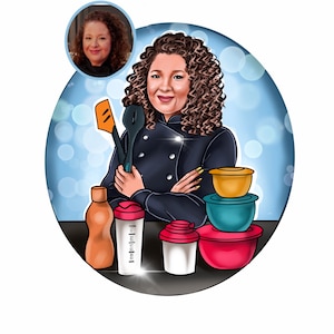 Logo for your business, custom logo, cartoon logo, cartoon portrait