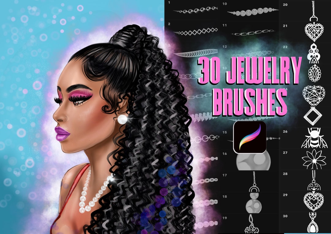 Procreate Jewelry Brushes Procreate Brushes Etsy