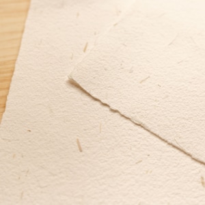 Carta fatta a mano con paglia / Carta ecologica riciclata / Carta cotone formato A4 / Carta artigianale / Carta per inviti