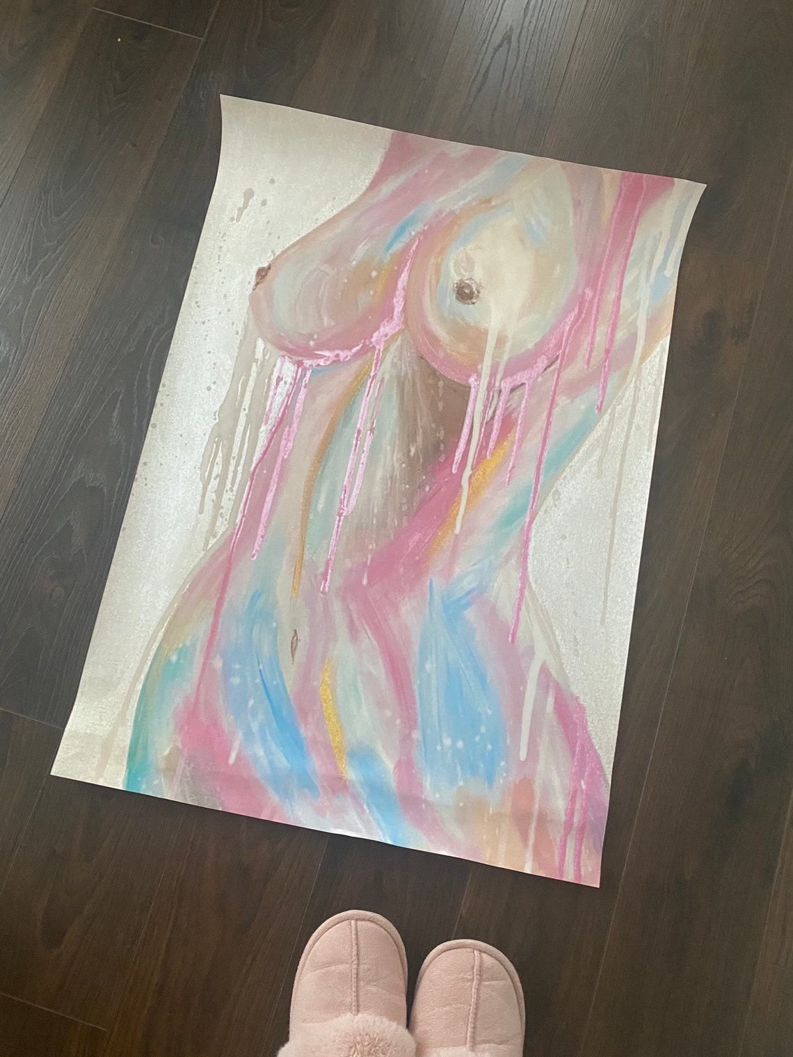 Female Dripping Print | Female Empowerment| Wall Prints | Feminist ...