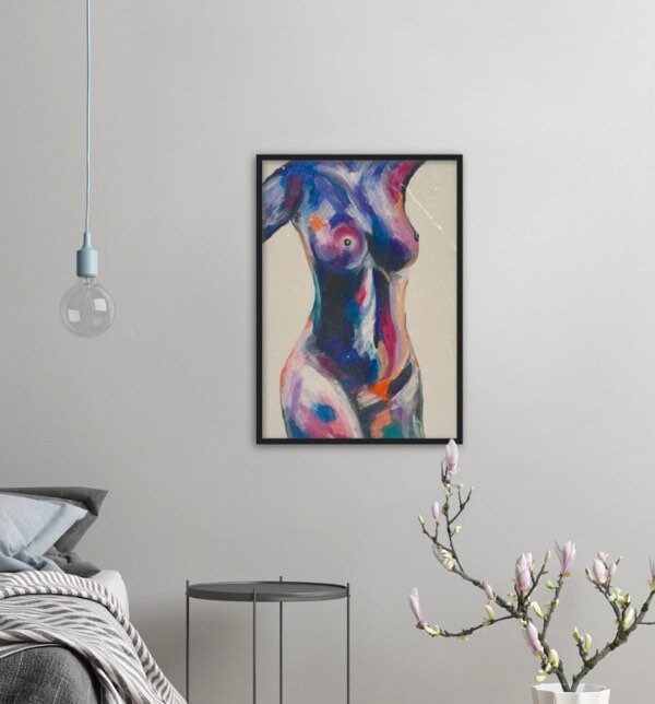 Female Frontal Print | Female Empowerment| Wall Prints | Feminist Print ...