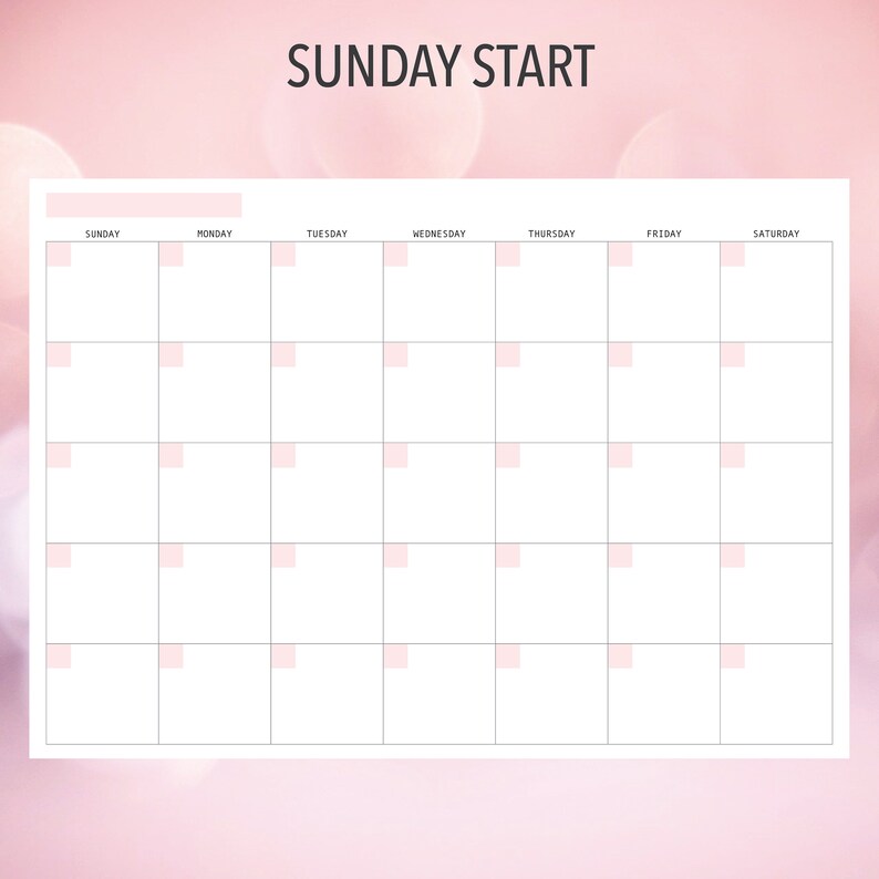 Undated Monthly Calendar for GoodNotes Notability OneNote ... Undated Monthly Calendar for GoodNotes Notability OneNote ...