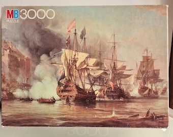 MB puzzel, The Capture of Porto Bello, George Chambers 3000 stukjes