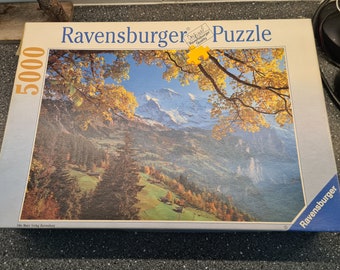 Ravensburger puzzel 5000 stukjes Zwitserland: Berner Oberland ca. 153 x 101 cm uit 1993