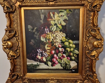 Erg mooi groot schilderij met een fruitstilleven