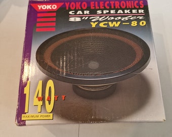 Rare Yoko YCW-80 8-inch Subwoofer in doos