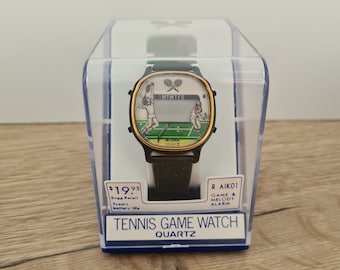 LORUS Y575-5010 montre de jeu de tennis vintage (Nouveau stock ancien / 1985)