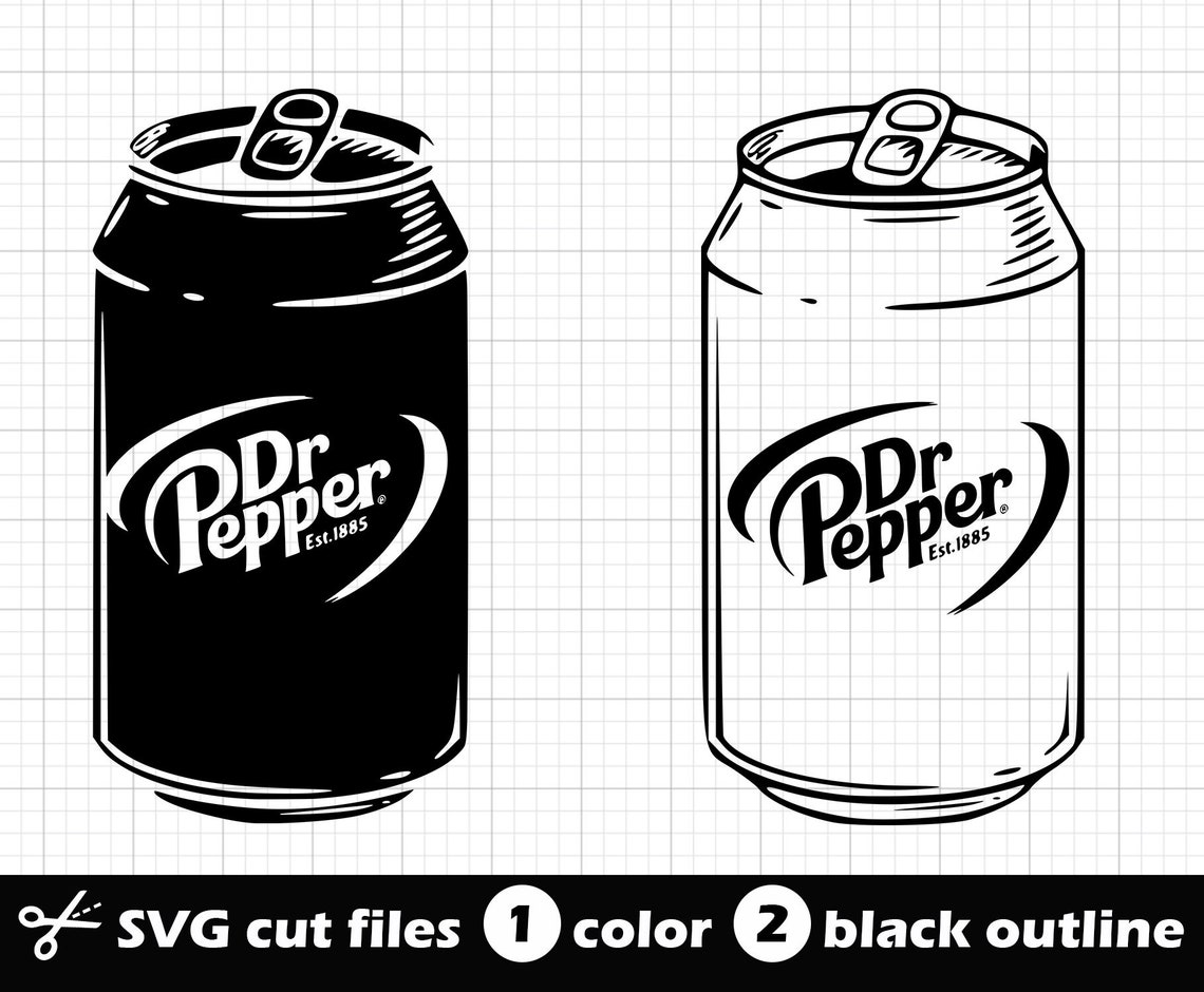 Dr pepper svg Etsy