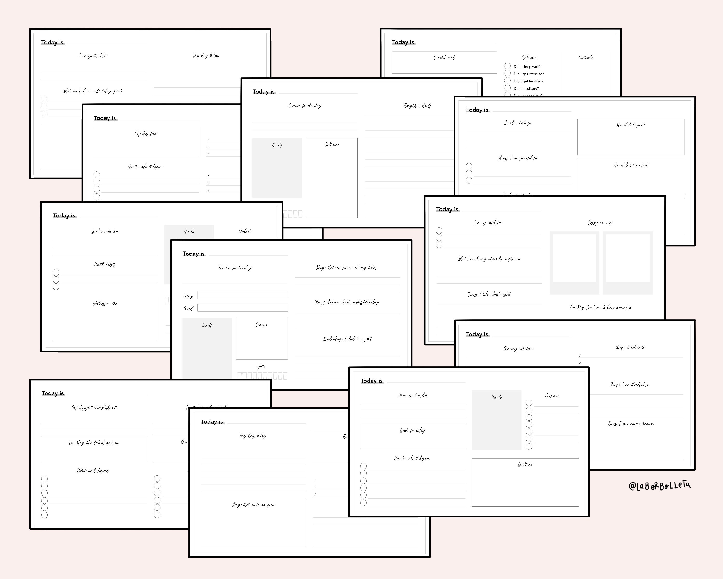 Digital Daily Journal Digital Diary Digital Journal Etsy