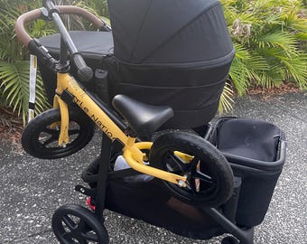BabyBee Balance bike / scooter holder for pram | Juno | Duo3 | Rover3