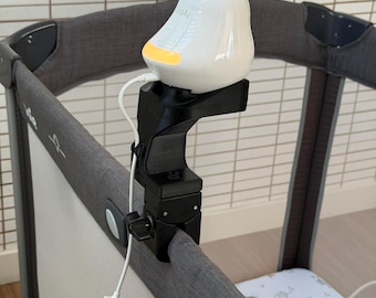 Cubo AI Monitor 3 Mount for Portacot | Tool-Free Clamp, Travel Holder | PerchMount