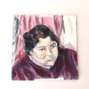 Portrait Study 2 - Oil on Cardboard