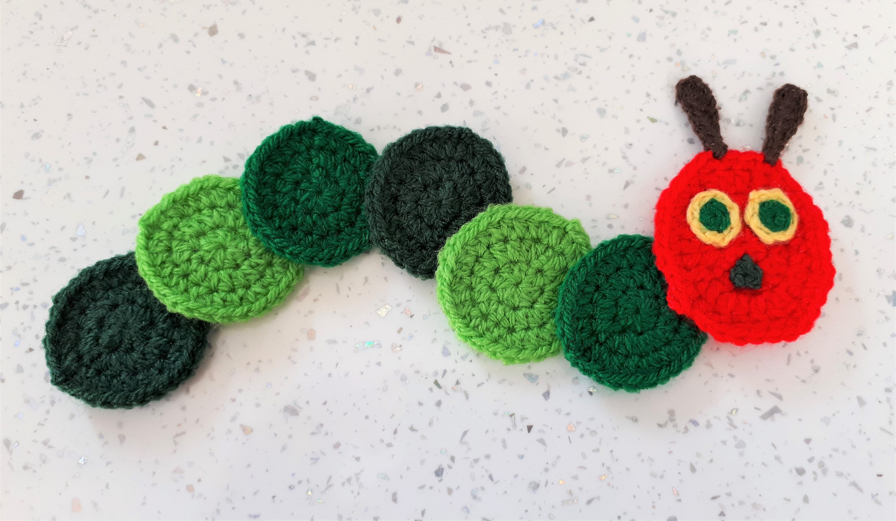 The Very Hungry Caterpillar Appliques Choice of Crochet Etsy
