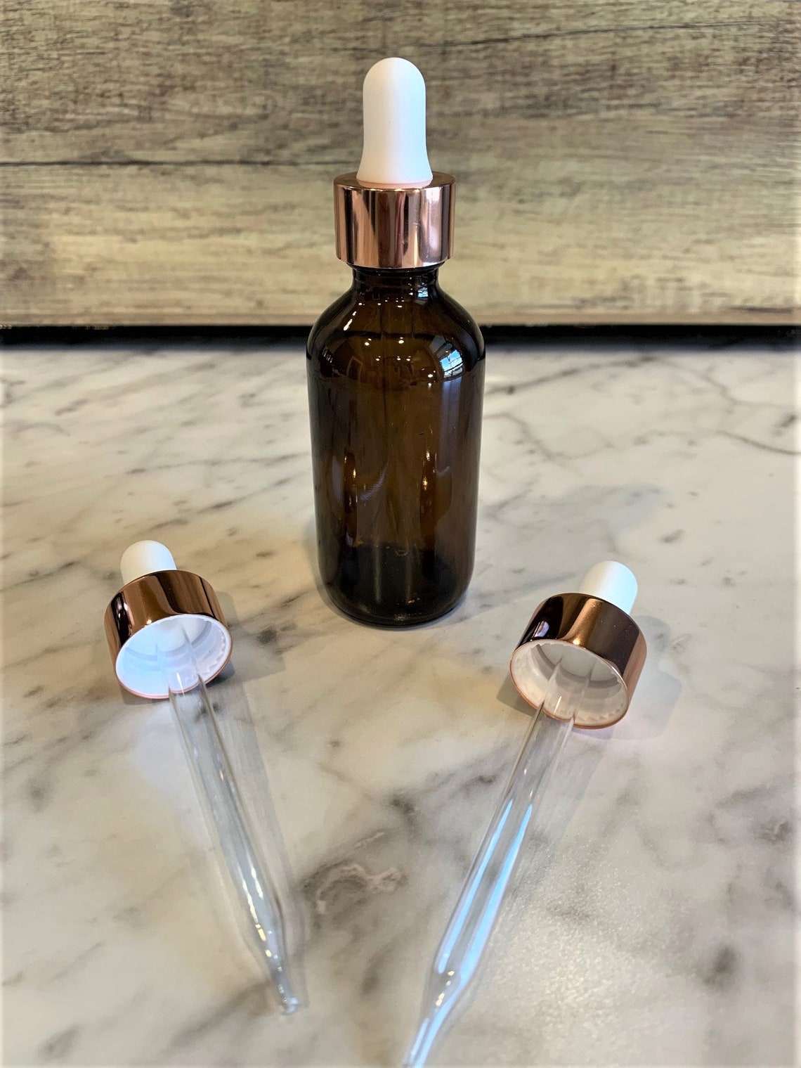 Fits 2 Oz. Bottles 20400 Droppers Only Rose Gold Gold Etsy
