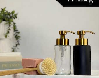 Farmhouse Glass Foaming Soap Dispenser | 10-ounce