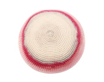 kippah, ombre , real handmade, crochet, knit,