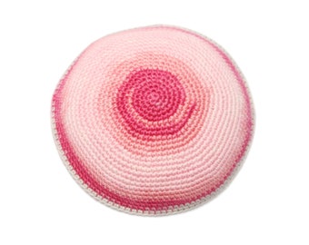 kippah, ombre , crochet, knit, handmade