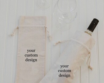 Wine Bag | Custom Wine Bag | Canvas Wine Bag