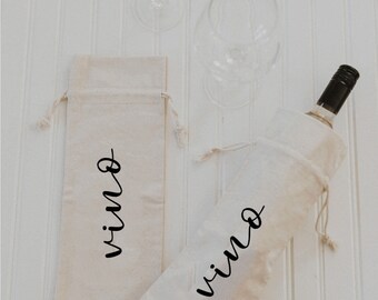 Wine Bag | Vino | Canvas Wine Bag