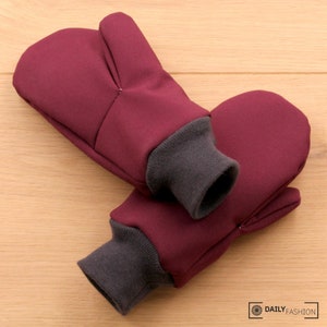 Softshell Gloves Girl Berry image 3