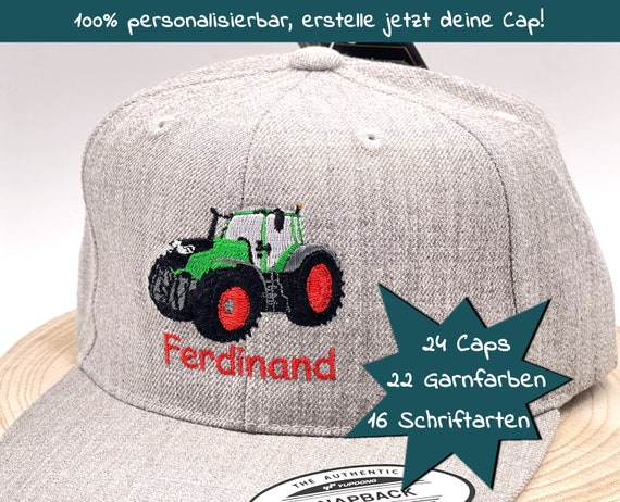 Cappello Da Baseball Per Bambini Con Stampa Trattore - Regolabile E Divertente