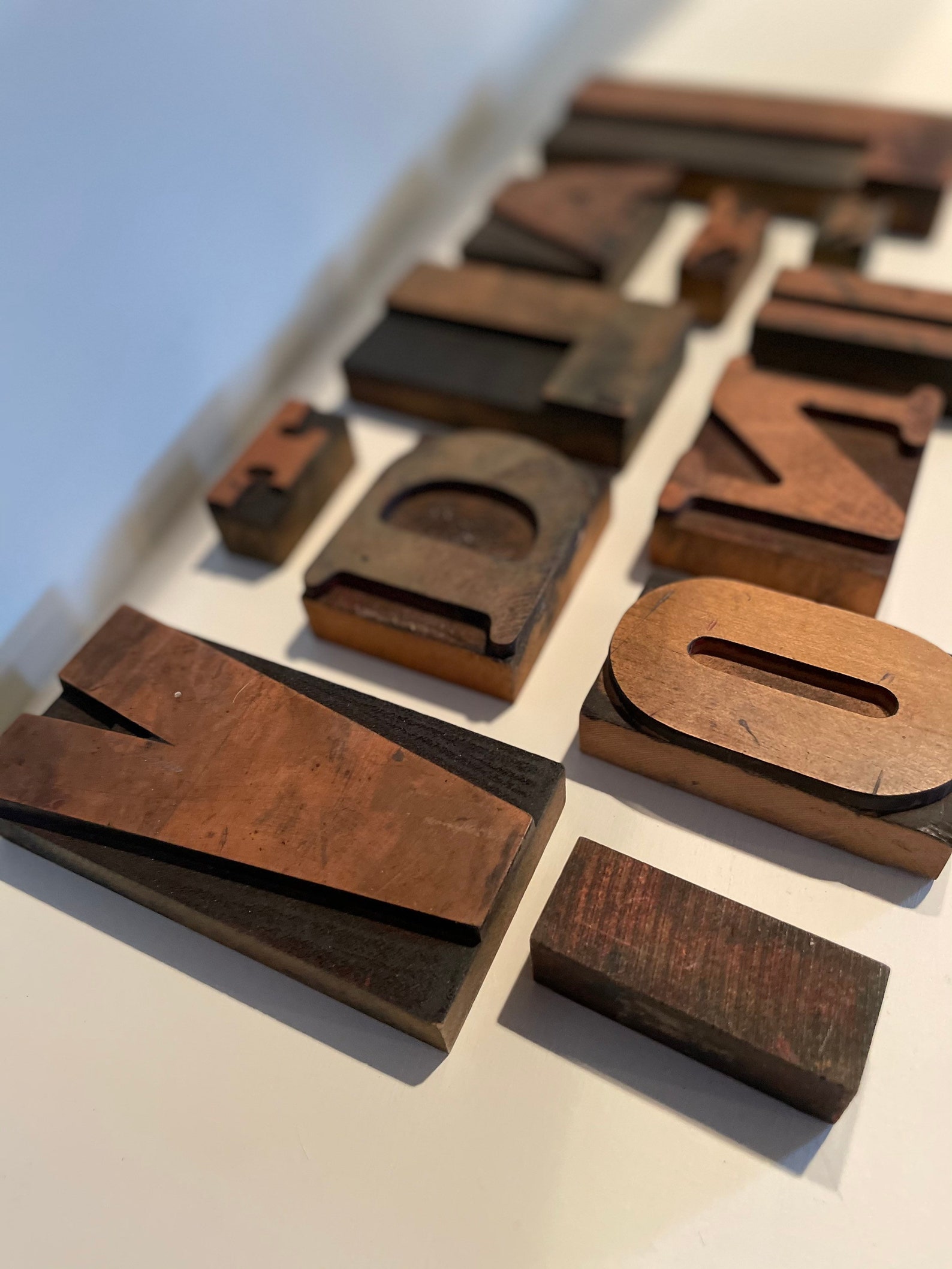 Vintage Letter Stamp Wood Letter Stamps Wood Letters Etsy