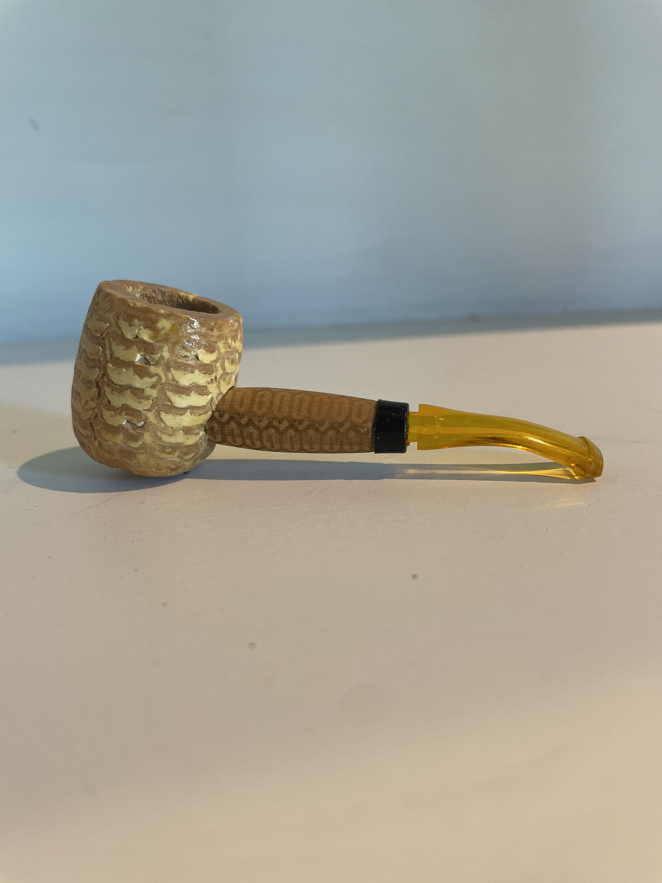 Missouri Meerschaum Corn Cob Pipe con pegatina original Etsy