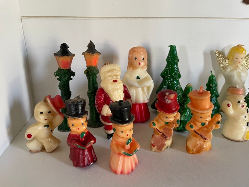 Vintage Gurley Christmas Candles Etsy
