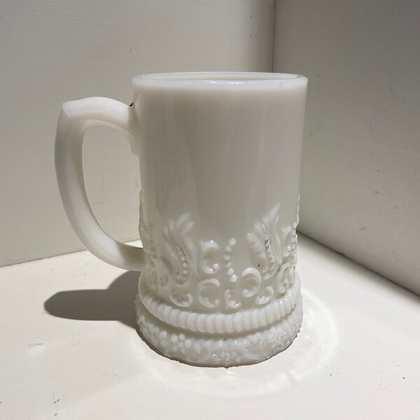 Vintage Milk Glass Mug